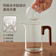 Yipot Tea Xiaoqinggan Special Teapot Glass Home Office Tea Water Separator Filter Tea Leak Integrated Fair Cup Tea Divider Xiaoqinggan Rotating Brewing Kettle-480ml