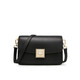 Golden Fox (Foxer) 2025 Nouveau cadeau de luxe Luxury Retro Tofu Small carré Sac pour femmes Single Band Crossbody Bag Gift For Girlfriend Black