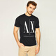 Emporio Armani Exchange Ax Armani Herren-Casual Letter Short Sleeve T-Shirt 8NZTPA ZJH4Z RED 1463 2XL (Inlandslager)