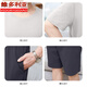Pyjama de papa d'âge moyen et âgé de style Victoria pour le costume de coton mince d'été pour hommes plus de grandes tailles de maison décontractée 13601 # shorts en coton vert clair.