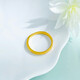 Beijing Gold Trading Center Co., Ltd. Ancient Gold Solid Möbius Ring as a Mid-Autumn and Valentine's Day Gift for My Girlfriend and Wife 2025 #15 (approximately 3.15g)