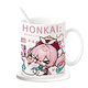 Hanou Fei Sai Feier Feng Jincao Becher Hochherzoges Geburtstagsgeschenk Tee Tasse Büro Anime Peripherie-Wasser-Wasser-Tasse Single Tasse [Becher Farbnoten]