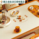 Green dyed table mats, coffee table tablecloths, waterproof and oil-proof dining table mats, TV cabinets, books, anti-fouling household leather oval, everything is fine, 90*180cm