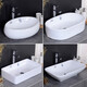 
KOHLER KOHLER counter basin square wash basin ceramic wash basin oval wash basin simple art basin balcony bathroom K1049 drain