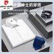 皮尔卡丹（PIERRE CARDIN）高端2025夏季新款棉质男士短袖衬衫青年时尚休闲棉质纯色轻商务衬 DX6621 45