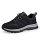 Zulijian Master Old Men's Spring and Automne Style Anti-slip Soft Sole Daddy Chaussures d'âge moyen et de sports âgés Stepping Mother Shoes Femme 9908 Black 39
