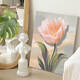 Attendez que les fleurs fleurissent la crème de vent couleur diy tulipes fleur peinture à l'huile numérique Diy remplissage de peinture décorative peinture sj6227 30 * 40cm