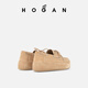 HOGAN【TC】女鞋春夏系列H-Wrap系列H681船鞋系带厚底鞋 米黄色 34.5