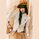 
MMLG cardigan sweater for women 2025 early autumn new Korean Korean round neck lazy women slim short knit jacket yellow S