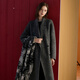 Sancai 2025 winter new double-sided woolen coat woolen coat long S