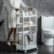 Cesta de ropa sucia de Yonghuan Casa de baño Cesta de lavandería Cesto de ropa sucia Herramienta Magia Magia Baño de ropa sucia Cesta de almacenamiento de ropa sucia 867 Casilla de marfil con pegatinas sin marca se puede colgar en la pared
