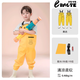 
Lingte hanghai jumpsuit outdoor play underwater pants waterproof clothes wading suit water shoes integrated - Xiongxiong cartoon size 24