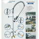 
Other hotel restaurants, high pressure shower hot and cold faucet base, mini kitchen seat, table-type shower base accessories, 9923 base hole distance 203MM