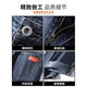 Pang Donglai DL2025 Spring New Men's Super Soft Xinjiang Cotton Blue Jeans Conical Slim Ligcs droits 6621 Black Style régulier 10xl 30 (120) Notes de taille
