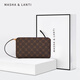Mashalanti Handtasche Frauen 2025 Neue Kupplungsbeutel Frauenhandtasche Pendeln Handtasche kleine Tasche Wechseln Sie Handy -Tasche Leichte Kaffeefarbe