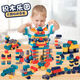 Juguetes de desarrollo intelectual para niños de Wanre Children's Building Block Toys para niños de 3 ~ 4 ~ 6 años de edad y niñas desarrollan inteligencia, y 100 bloques de construcción son como quieren [Bolsa Opp]