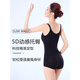 Cat man's belly-retracting pants, tight belly-retracting, strong belly-retracting, summer thin, markless base-retaining women's hip-removing body-shaping jumpsuit [upgraded 10D with chest pad] Skin color M [recommended weight 80-95 Jin [Jin equals 0.5 kg]]