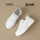 ZHR thick sole white shoes for women, versatile breathable two-wear casual shoes for women, classic comfortable women's shoes AH688 white 38