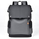 First conception of new waterproof backpack for men, student casual large capacity laptop bag, fashionable business backpack QH041 black gray