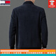 Tome Bornek Tommy Veste en laine en laine haut de gamme Col de support masculin Collier de veste épaissie de coton d'âge moyen 2025 Nouvelle couleur d'image haut de gamme de style printemps et d'automne) xl 135-150jin [Jin égal à 0,5 kg]