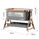 ANGI BABY crib multi-function folding bed can be spliced ​​with large bed movable baby shaker newborn sleeping tool

