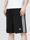 Adidas Clover Shorts Pantalon masculin 2025 Été Nouveau pantalon sportif respirant Pantalon Crop Pants Gn3523 IA6351 Black XS recommandé 120-135Jin [Jin est égal à 0,5 kg]