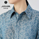 阿玛施（AMASS）女装2025夏季新款时尚青花瓷短袖连衣裙（附腰带）550052 青花瓷 M (3)