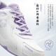 Glimpse of KUMPOO 2025 new badminton shoes D21 breathable, non-slip and wear-resistant KUMPOO professional sports shoes white/purple 38