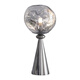 Hualeji table lamp bedroom bedside lamp light luxury high-end decoration Nordic modern simple glass designer living room high model room M1047 smoke gray large button switch