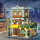 Villa House Girls Series reunió a los bloques de construcción de Lego LEGO juguetes para niñas para niños Princess Castle de 6 a 12 años de piso doble - Wangwang Home + 2 figuras + con luces 1048