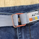 Romon High-Und Ice Oxygen Bar Brand à la mode Harren Pint Jeans Men's Summer Fin Low Straight Casual Pantal Blue 32 140-150Jin [Jin est égal à 0,5 kg]