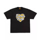 Lee Kids Japanese American Trendy Brand Human Dragon Year Limited Limited Men à manches courtes Couple d'été T-shirt Animal Top 3892 Black S