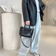 Bulldrome Women's Bag 2025 Nuevo diseño de nicho de nicho Bolso de cuero de alta gama Bolso para mujeres Versátil Versátil de un solo hombro Crossbody Bolse de moda de color caqui-Large-1396 (Aimorii)