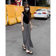 Полный набор платьев OOTD с очаровательным и супер горячим платьем для героини корейской драмы 2025 Весна Новая женская одежда Топ + Юбка (набор с двумя частями) m