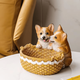 Ornamentos de almacenamiento de la llave de entrada de perro creativo de Hongjian colocados en la puerta de entrada del escritorio Decoración del escritorio de la calzado NUEVA CORGIA DE REGALO DOBLE CORGI (14069A)