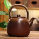 
Yipin Pot Chinese style Zhuni Pot Tea-making Health Ceramic Pot Household Large Capacity Outdoor Boiling Kettle Pure Hand-pulled Teapot Zhuni Song Cypress Firewood No. 10889 Kiln variant 1 1L or more