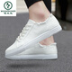 Holzspecker Sommer Neue vielseitige weiße Schuhe Herrenschuhe Trendy Schuhe Sport Casual Board Schuhe Herren Stoffschuhe Nicht rutschende Leinwandschuhe Männer 6636 Schwarz und Weiß 41