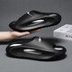 
Double Star Ba Special Wear Summer Slippers Men's Outdoor Wear 2024 Teenagers Outdoor Thick Sole Outdoor Sliding Feeling Unslip (LZ)WDSM-70483-2 Black and White 42-43