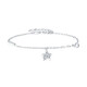 Mengjinyuan PT950 Lucky Star Platinum Bracelet Platinum Bracelet Birthday Gift for Girlfriend