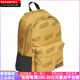 
Adidas brand logo zipper opening and closing Recycled polyester canvas Backpack Backpack Regular Men and women's style Yellow