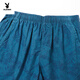 Playboy (Playboy) Pure Cotton Shorts Hombres Pantalones de cinco puntos de cinco puntos Summer Summer Casual Behorable Beach Midports Men 9215-Green 3xl Recomendado 170-190Jin [Jin equivale a 0.5 kg]
