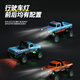 Hongtong Kinderspielzeug Mini-Legierung Fernbedienung Offroad-LKW-Simulation Auto Sammlung Auto Modell 1 bis 64 mit Beleuchtungsgeschwindigkeits-Legierungs-Fernbedienung Offroad-Fahrzeug weiß 1 Stunde