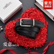 Belt Herren -Pin Schnalle Gürtel Kopfschicht Cowhide Modetrendy und vielseitiges Geschäft Casual Belt TD682 Matt Black TD679 Matt Black Belt 130 cm
