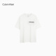 卡尔文·克莱恩（Calvin Klein）CK Jeans25早秋新款男士休闲纯色字母印花纯棉宽松短袖T恤4RC829G L1X-冰珀绿 XS