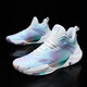 Wade Phantom's new basketball shoes for men's high top anti-slip wear-resistant shock-absorbing outdoor practical students and teenagers have 723 light moonlight 45