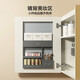 15 Hengjie Badezimmerschrank Keramik integriertes Badezimmer Waschbeckenschrank Waschstation [regulär] 80 cm (BC6189d) (Lieferung für Live -Zimmer Lieferung