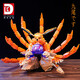 DK DEKE 5012 NINE-TAILLED FOX DRONN DRAGON ORNAMENT TRENDY TOYS ASSELL'S ASSEMBLAGE Small particules Building Blocs Toys Deke 5012 Neuf-Tail 1480 grains [Exquise Box Box Boîte