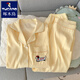 Woodpecker Daschampagne Pajamas Women's 2025 New Summer Pure Cotton Gauze Short Sleeve Three-Piece Set Cardigan Cotton Silk Home Clothing Yunduo Cotton-J9901# Paradise Puppy Three-Piece Set M [Suggested 75-100Jin [Jin equals 0.5 kg]]