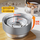 Niujia Premium Air Fryer Tin Foil Trays 50pcs*18.5cm Thickened Food Grade BBQ Air Fryer Special Paper Bowl Aluminum Foil