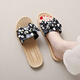 Hausschuhe für Frauen 2025 Neue Sommer im Freien im Freien modische Nische Super heiße Sandalen Fairy Style Rock Sandalen Aprikose gelb 40-41 empfohlen, eine größere Größe zu nehmen